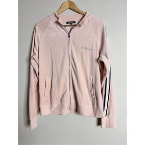 Bebe vintage Y2K pink valor tracksuit top sz xl